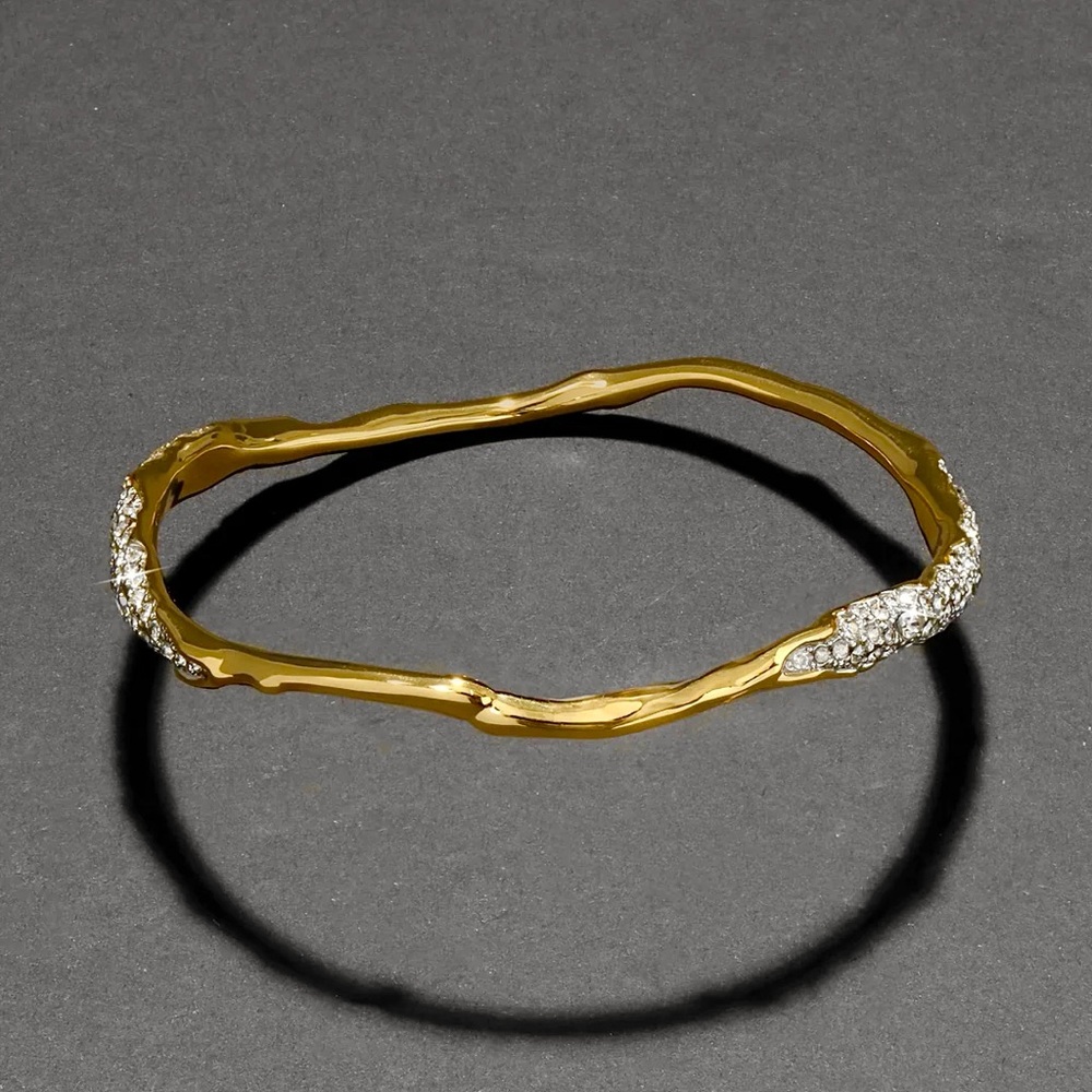 Alexis Bittar Gold Bracelet with Silver Detailing - Picture 5 of 13